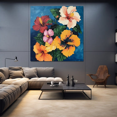 Painting of Exotic Flowers